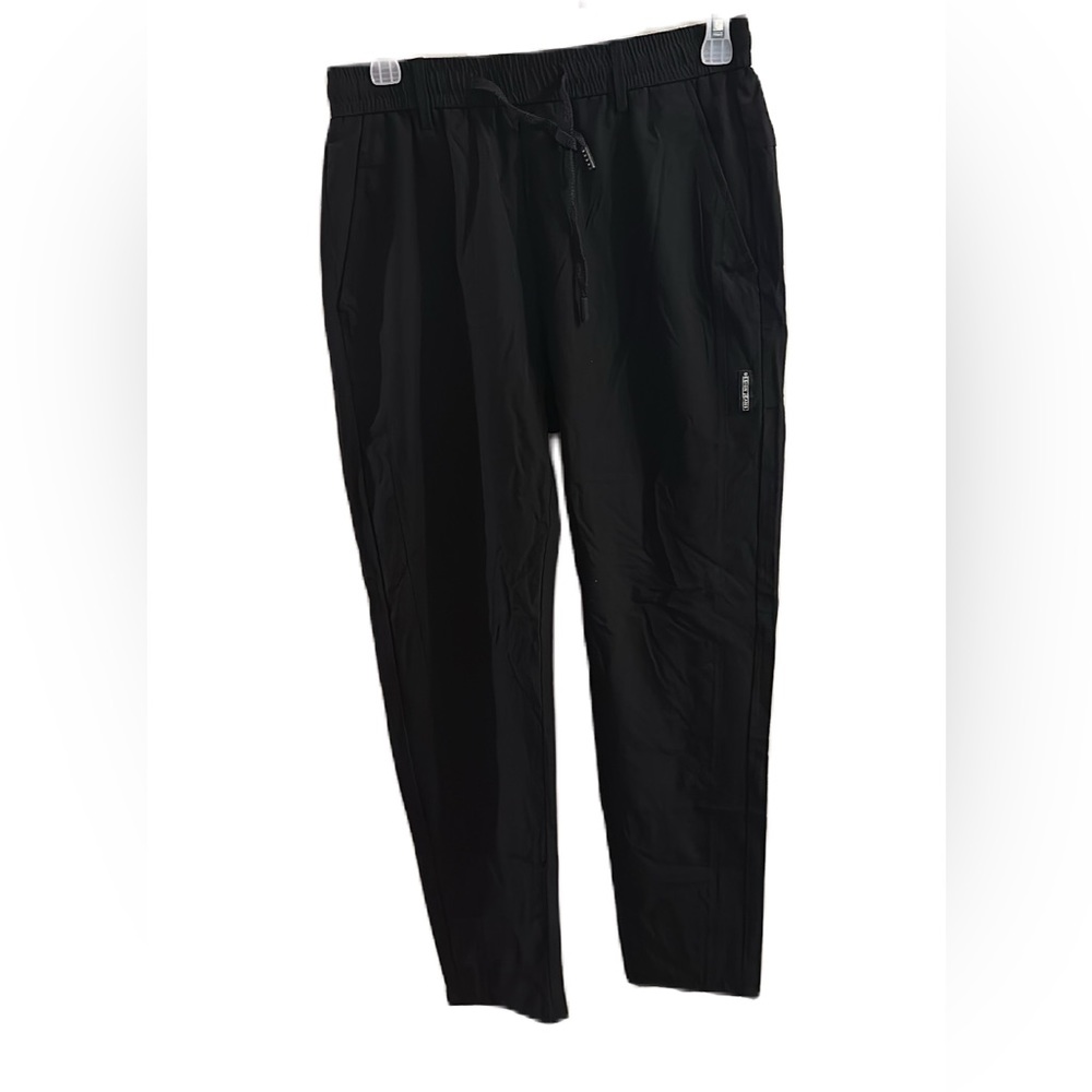 Drawstring Black Pants - Picture 2 of 4